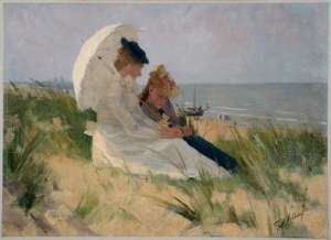 Ferdinand Hart Nibbrig, Auf den Dünen, Zandvoort, 1892, Singer Laren, Impressionismus